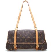 Pre-owned Canvas shoulder-bags Louis Vuitton Vintage , Brown , Dames