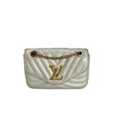 Pre-owned Leather louis-vuitton-bags Louis Vuitton Vintage , White , D...