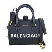 Pre-owned Leather handbags Balenciaga Vintage , Black , Dames