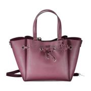 Elegante paarse handtas met veelzijdige banden Guess , Purple , Dames