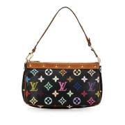 Pre-owned Canvas louis-vuitton-bags Louis Vuitton Vintage , Black , Da...