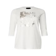 Stijlvol T-shirt voor vrouwen Marina Rinaldi , White , Dames