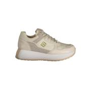 Beige Sneaker met Contrastdetails Laura Biagiotti , Beige , Dames