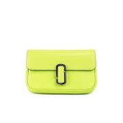 Groene Glans Leren Crossbody Schoudertas Marc Jacobs , Yellow , Dames