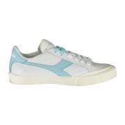 Witte Vetersneakers met Contrastdetails Diadora , White , Dames