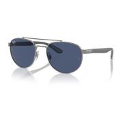 Onregelmatige Vorm Zonnebril Blauw Donker Ray-Ban , Gray , Unisex