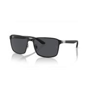 Vierkante zonnebril met donkergrijze lenzen Ray-Ban , Black , Unisex