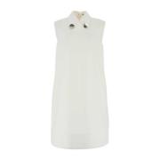 Witte Poplin Overhemdjurk Jil Sander , White , Dames