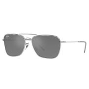 Reverse Caravan Zilver Spiegel Zonnebril Ray-Ban , Gray , Unisex