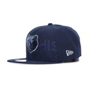 NBA Draft 950 Platte Klep Pet New Era , Blue , Heren