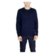 Blauwe Gedrukte Gebreide Herfst/Winter Mannen Tommy Hilfiger , Blue , ...