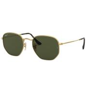 Hexagonale Gepolariseerde Zonnebril Ray-Ban , Yellow , Unisex