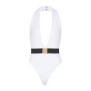 Badpak met PB riem Balmain , White , Dames