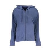 Hoodie met rits en zakken North Sails , Blue , Dames