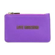 Ritsportemonnee Love Moschino , Purple , Dames