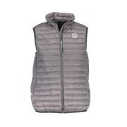 Mouwloos Grijs Polyamide Vest North Sails , Gray , Heren