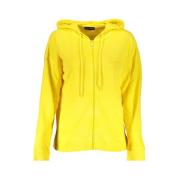 Gele Hoodie met Rits North Sails , Yellow , Dames