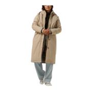 Parka Jas Beige Moscow , Beige , Dames