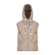 Iconische Bruine Gewatteerde Gilet Khrisjoy , Brown , Dames