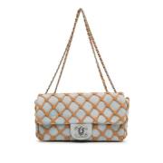 Pre-owned Denim shoulder-bags Chanel Vintage , Blue , Dames