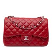 Pre-owned Leather shoulder-bags Chanel Vintage , Red , Dames