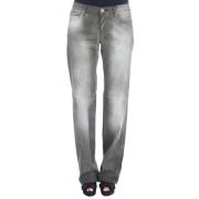 Grijze Wassing Boyfriend Jeans Ermanno Scervino , Gray , Dames