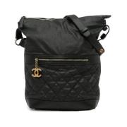 Pre-owned Leather chanel-bags Chanel Vintage , Black , Dames