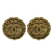 Pre-owned Metal chanel-jewelry Chanel Vintage , Yellow , Dames