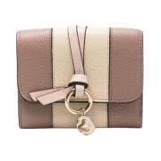 Beige Tri-Fold Color-Block Tas Chloé , Beige , Dames