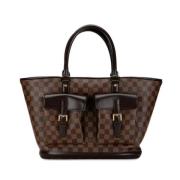 Pre-owned Canvas louis-vuitton-bags Louis Vuitton Vintage , Brown , Da...