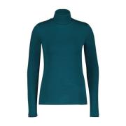 Groene Rolinde Top Jersey Viscose Red Button , Green , Heren