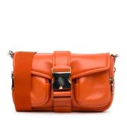 Pre-owned Leather crossbody-bags Prada Vintage , Orange , Dames