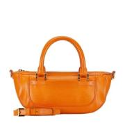 Pre-owned Leather louis-vuitton-bags Louis Vuitton Vintage , Orange , ...