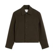 Khaki Overshirt Ami Paris , Green , Dames