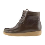 Gevoerde Leren Laars Olijf 1005-146-103 Nature Footwear , Green , Dame...