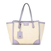 Pre-owned Canvas totes Gucci Vintage , Beige , Dames