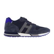 Blauwe Sneaker Stijl H383 Hogan , Multicolor , Heren