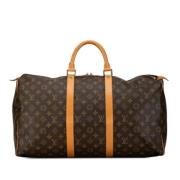 Pre-owned Canvas louis-vuitton-bags Louis Vuitton Vintage , Brown , Da...