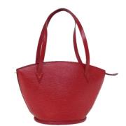 Pre-owned Leather louis-vuitton-bags Louis Vuitton Vintage , Red , Dam...