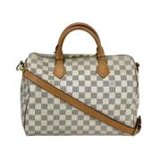 Pre-owned Canvas louis-vuitton-bags Louis Vuitton Vintage , White , Da...