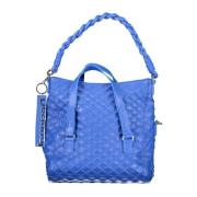 Chique Blauwe Handtas met Contrasterende Details Desigual , Blue , Dam...