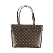 Bruine Polyethyleen Handtas met Arlena Logo Guess , Brown , Dames