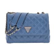 Gewatteerde Schoudertas Guess , Blue , Dames