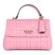 Gewatteerde Schoudertas Assia Guess , Pink , Dames