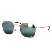 Geometrisch Geïnspireerde Gepolariseerde Zonnebril Ray-Ban , Gray , Un...