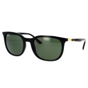 Stijlvolle zonnebril groene lenzen Ray-Ban , Black , Unisex