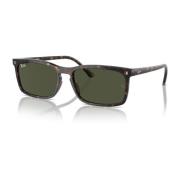 Rechthoekige zonnebril groene lenzen Havana frame Ray-Ban , Brown , Un...