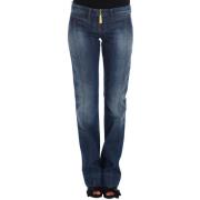 Chic Boot Cut Blauwe Denim Jeans Roberto Cavalli , Blue , Dames