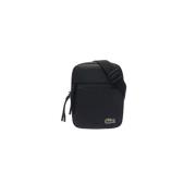 Kinderen Canvas Schoudertas met Rits Lacoste , Black , Heren