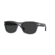 Klassieke zonnebril in donkergrijs Gepolariseerd Persol , Gray , Unise...